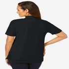 Short Sleeve Mock Neck image number null