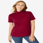 Short Sleeve Mock Neck image number null
