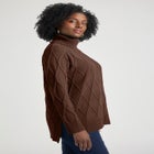 Cable Turtleneck Sweater image number 2