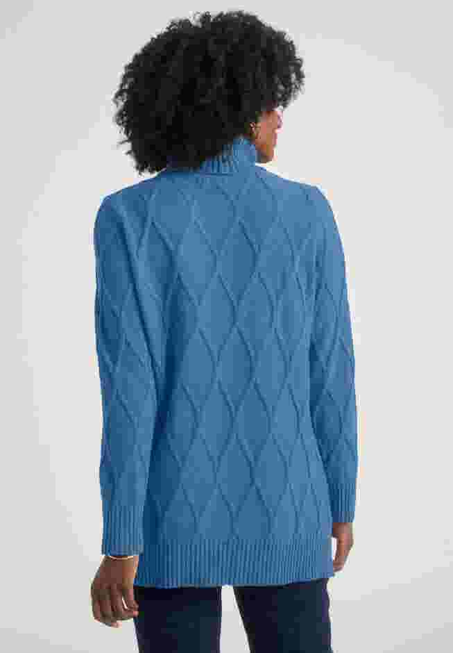 Cable Turtleneck Sweater image number 1