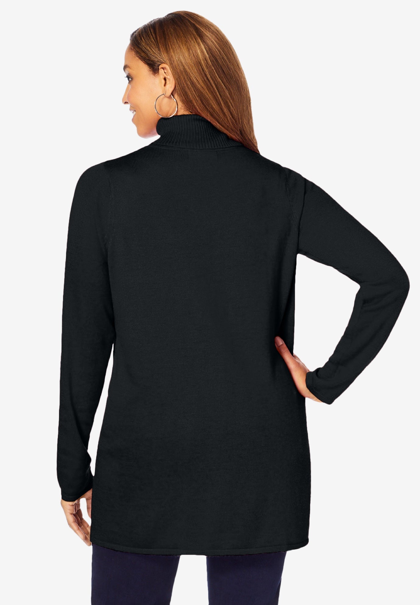 Cotton Cashmere Turtleneck image number 1