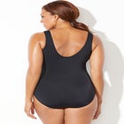 Chlorine Resistant High Neck Tummy Control One Piece Swimsuit image number null