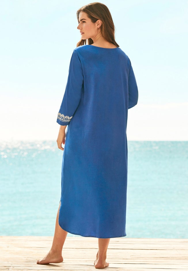 Embroidered Cover Up image number null