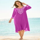 Embroidered Cover Up image number null