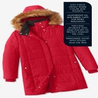 Plus Size Knee Length Puffer Coat image number 7