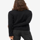 Lightweight Fine Knit Relaxed V-Neck Boxy Cardigan image number null