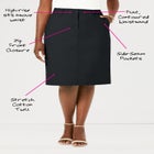 Stretch Cotton Chino Skirt image number null
