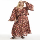 Ruffle Tie-Front Top image number null