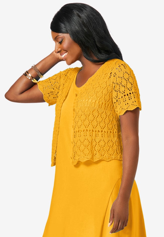 Crochet Shrug image number 3