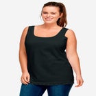 Lace Trim Tank image number null