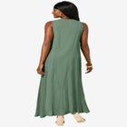 Button Down Gauze Dress image number null