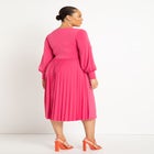 Knot Front Pleated Skirt Dress image number null