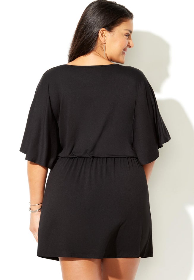 Layla Flutter Sleeve Tunic Cover Up image number 1