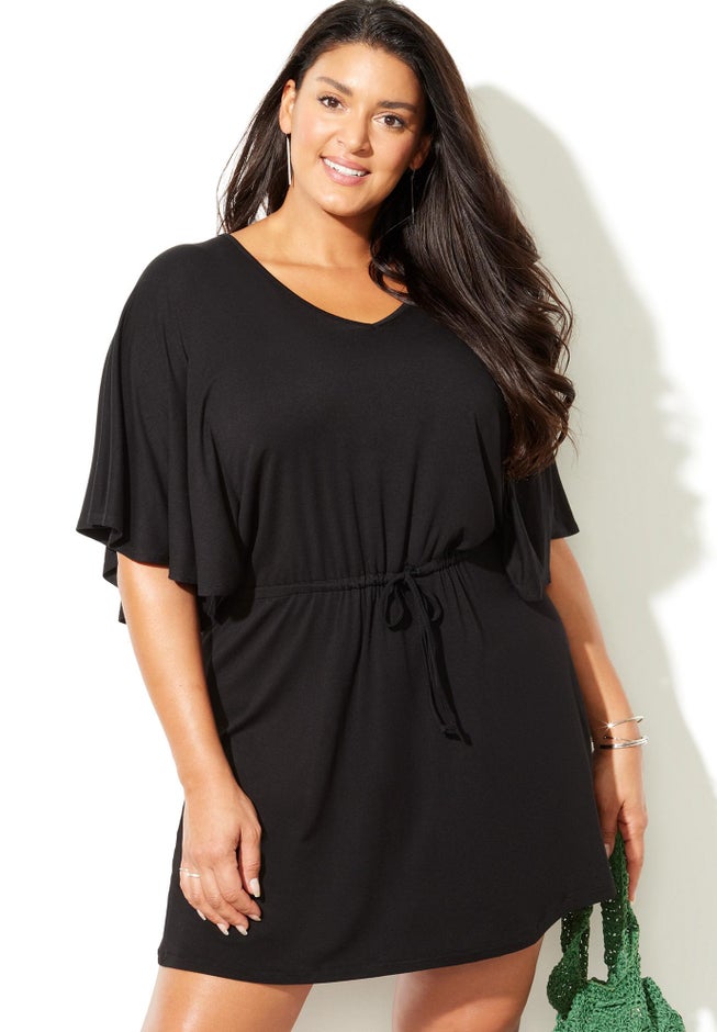 Layla Flutter Sleeve Tunic Cover Up image number 2