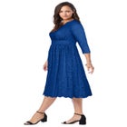 Stretch Lace A-Line Dress image number null