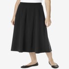 Ponte Knit A-Line Skirt image number 0