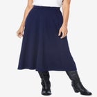 Ponte Knit A-Line Skirt image number 0