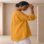 Hi-Low Linen Tunic image number 1