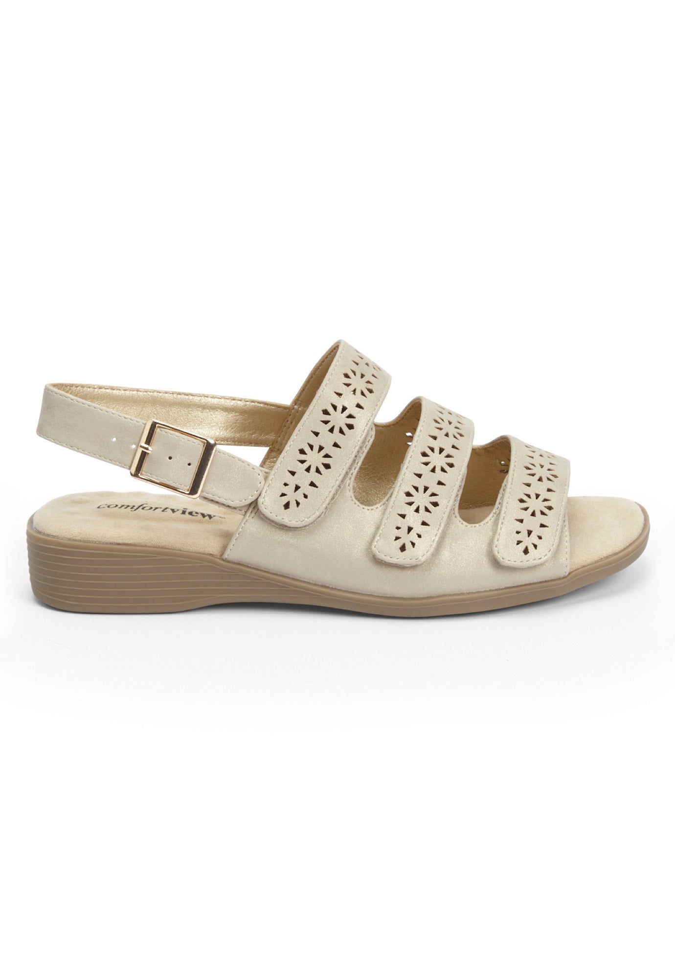 The Sutton Suede-Like Adjustable Sandal image number 4