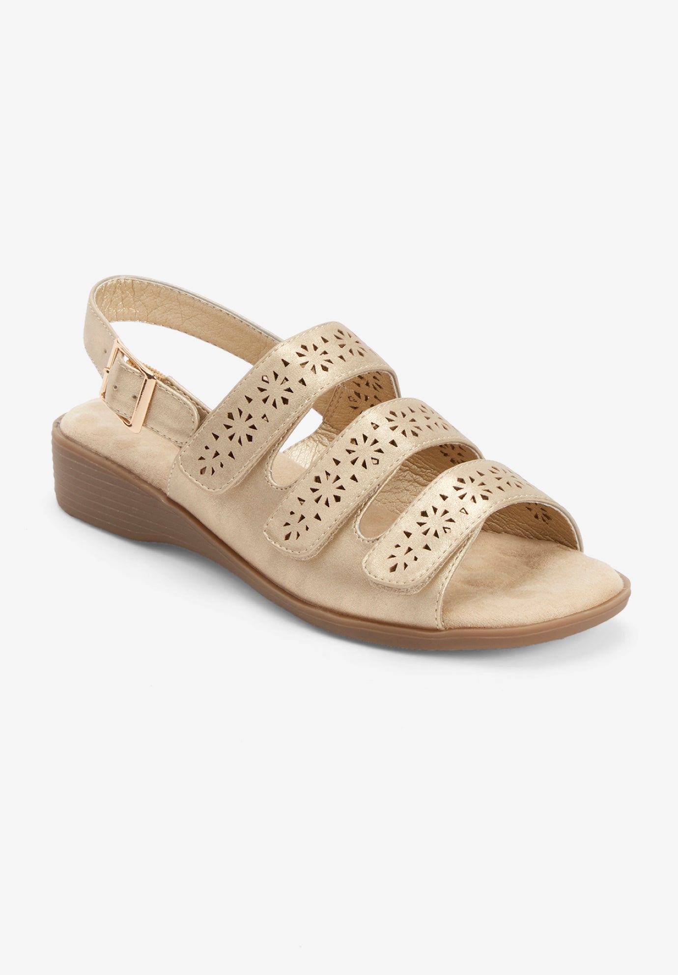 The Sutton Suede-Like Adjustable Sandal image number 1