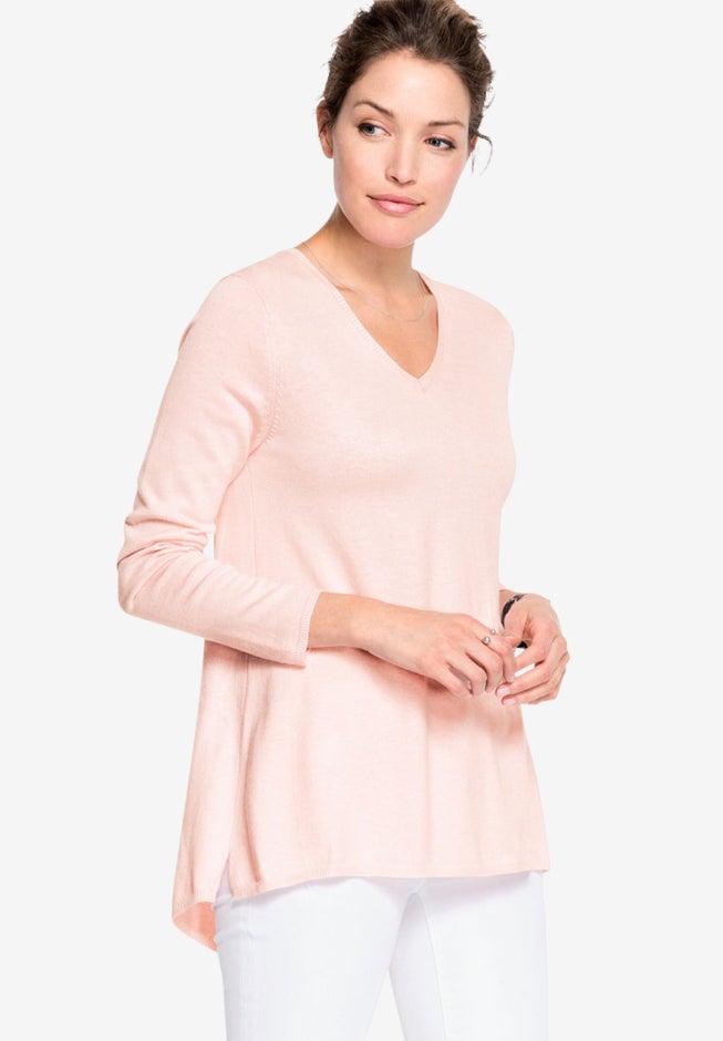 Pleat Back Sweater image number null