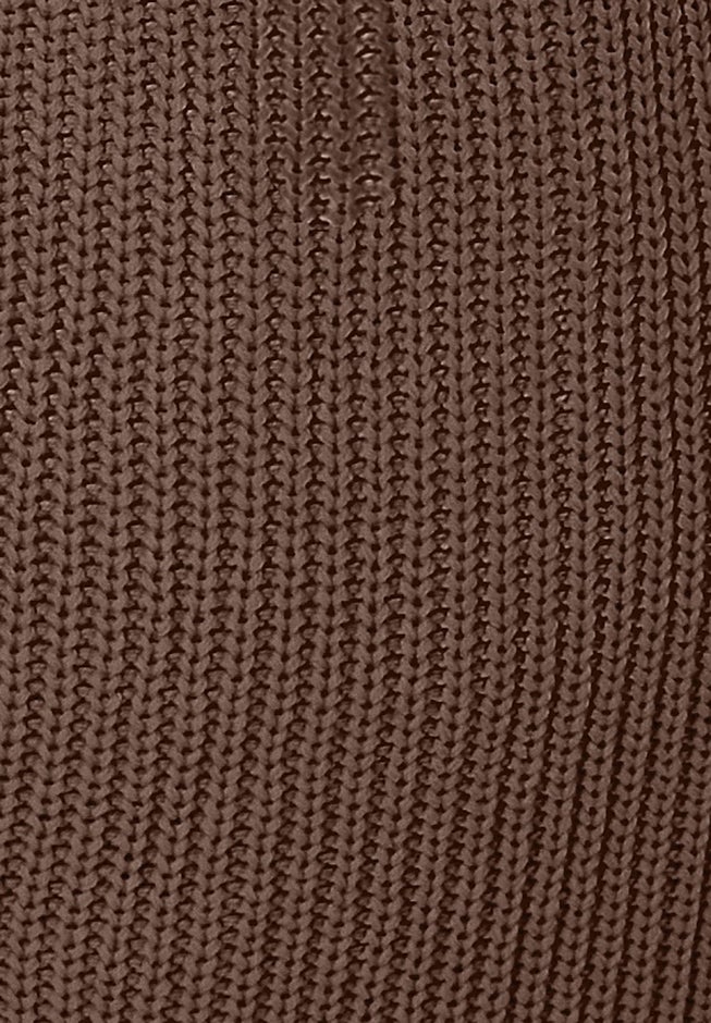 Button-Front Shaker Cardigan Sweater image number 4