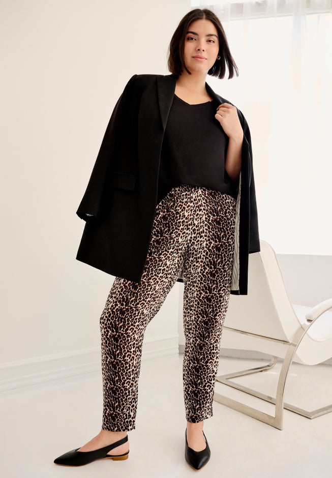 Woven Soft Pants image number 1