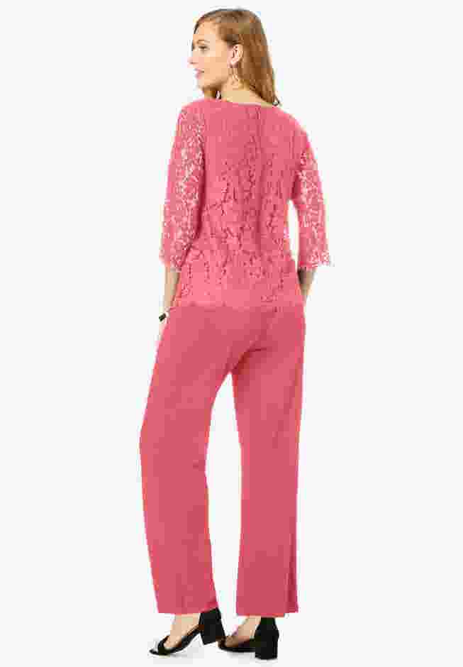 Popover Lace Jumpsuit image number 1