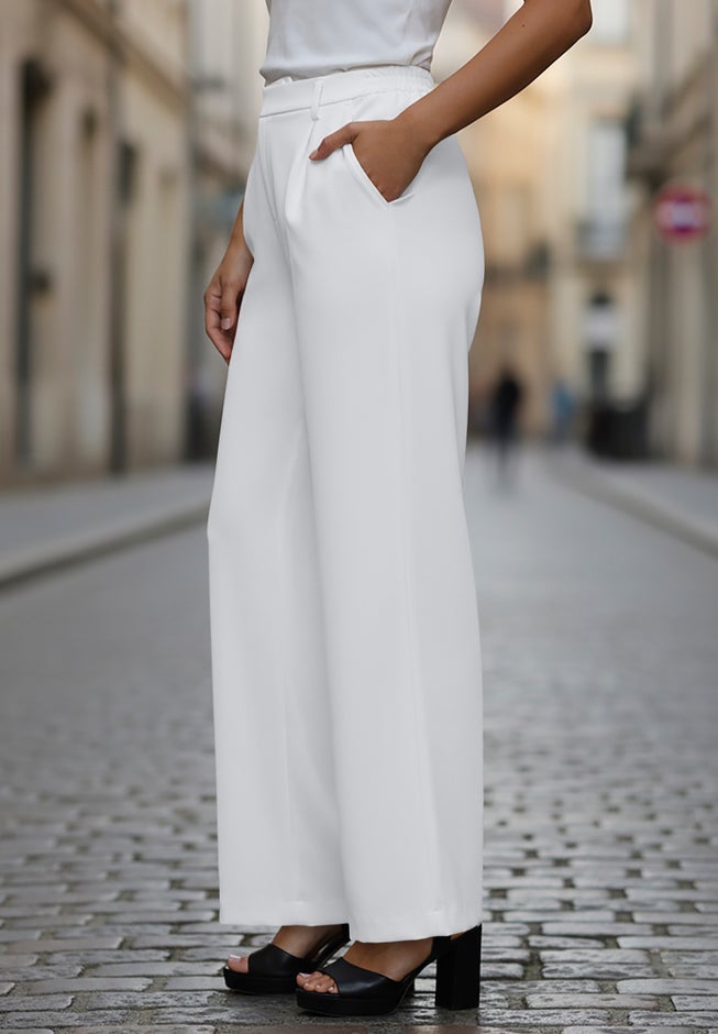 Bi-Stretch Wide Leg Pant image number 3