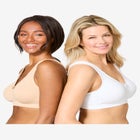 2-Pack Cotton Full Coverage Bra image number null