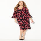 Embellished Cold Shoulder Ponte Dress image number 0