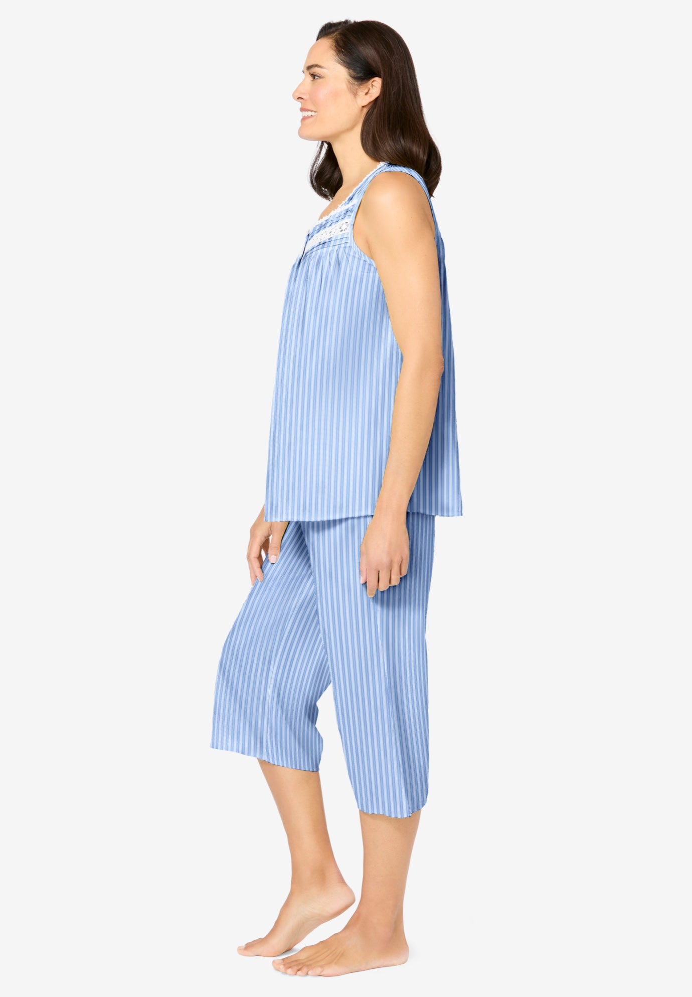Sleeveless PJ Capri Set image number 2
