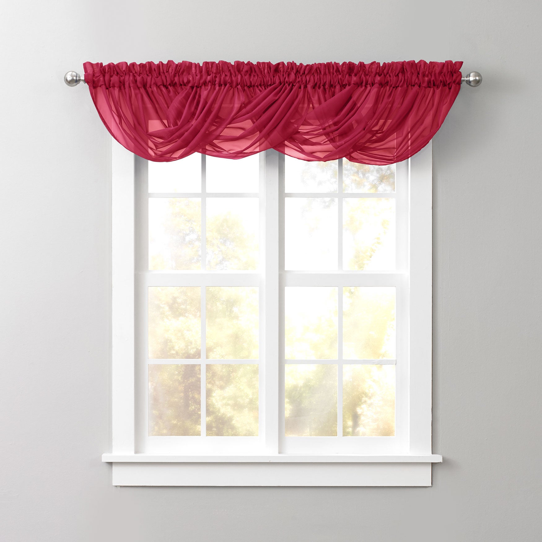 BH Studio Sheer Voile Toga Valance image number 0