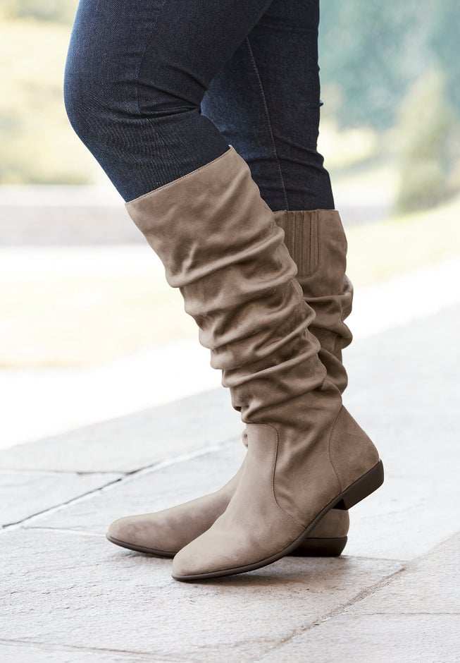 suede boots comfortview boots
