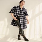 Flannel Button-Front Mega Tunic image number 0