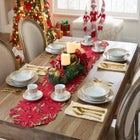 Cordless LED Pre-Decorated Candleholder Centerpiece image number 2