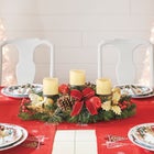 Cordless LED Pre-Decorated Candleholder Centerpiece image number 0