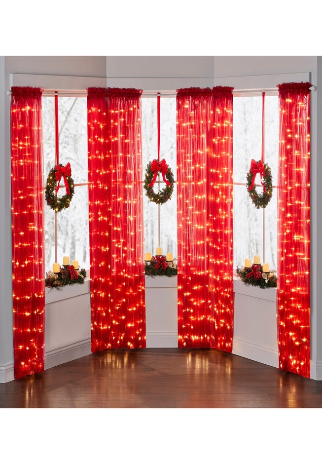 Set Of 3 Cordless Pre-Lit Mini Christmas Wreaths image number 3