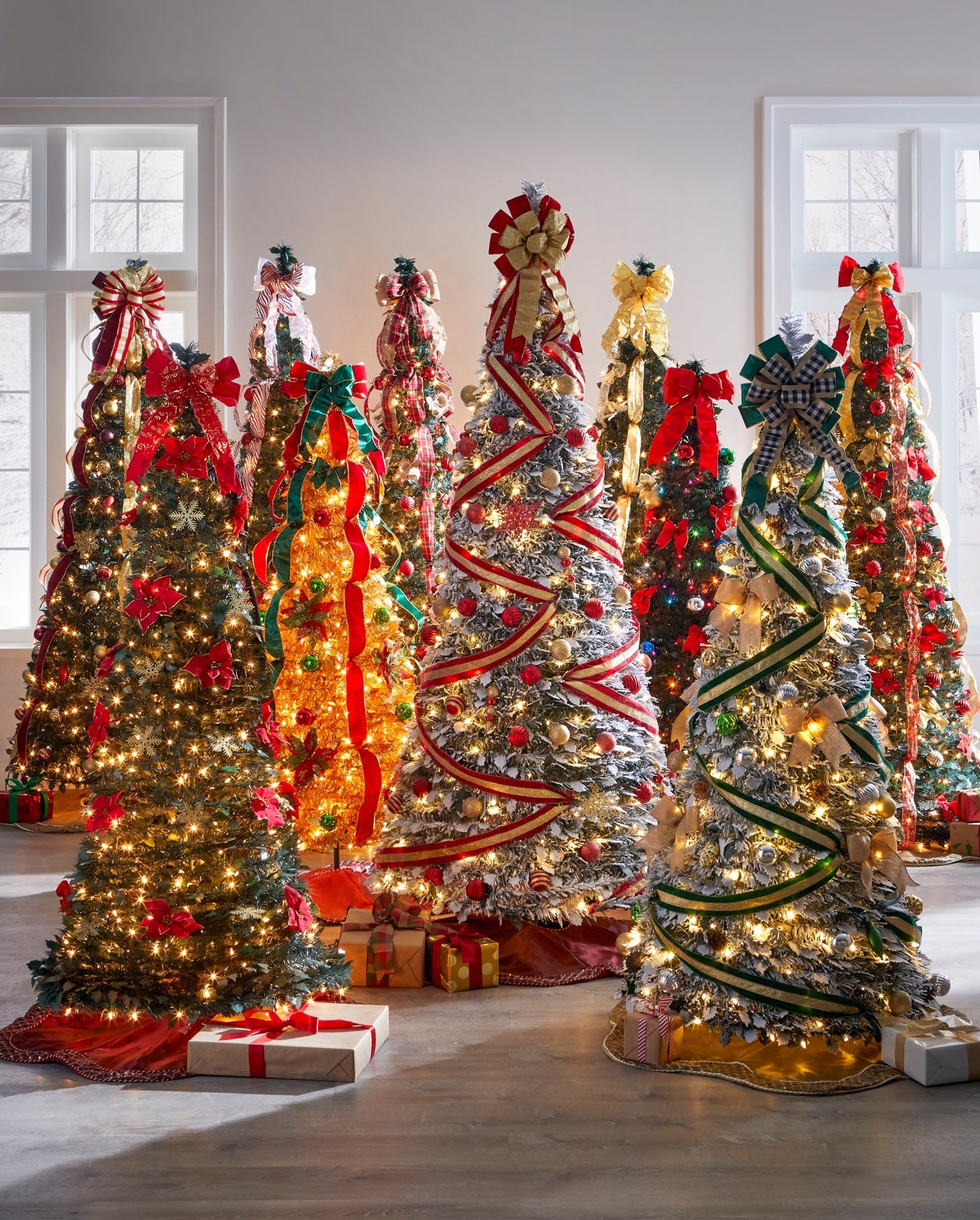 Fully Decorated Pre-Lit 6 Ft. Pop-Up Christmas Tree image number 3