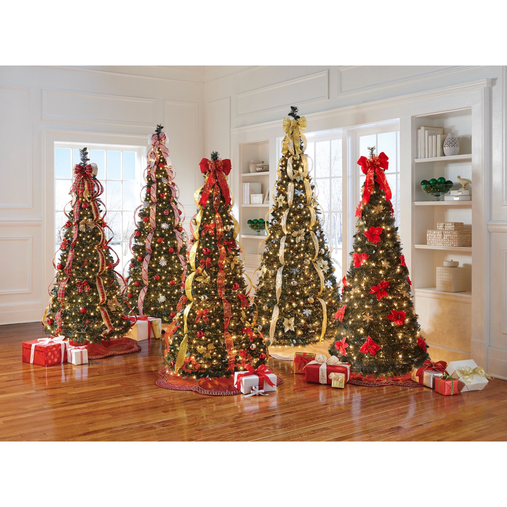 Fully Decorated Pre-Lit 6 Ft. Pop-Up Christmas Tree image number 4