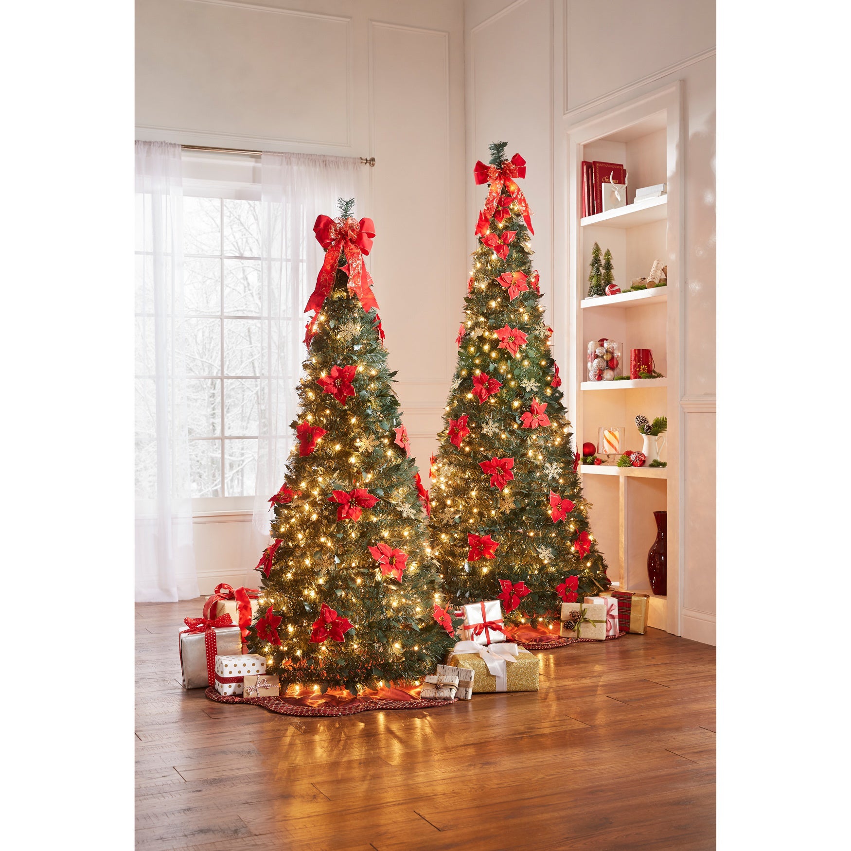 Fully Decorated Pre-Lit 6 Ft. Pop-Up Christmas Tree image number 6