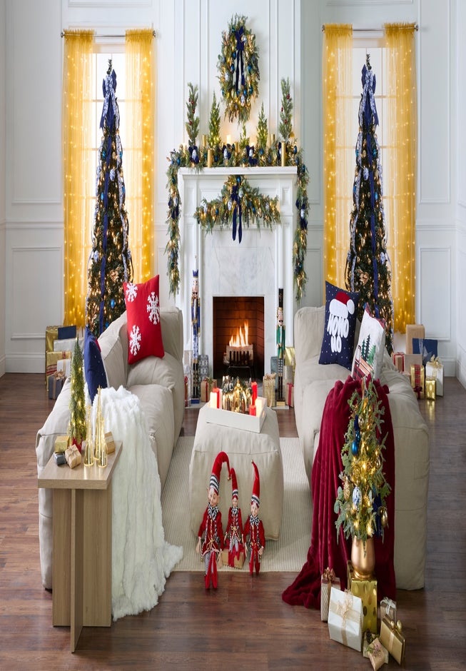 Fully Decorated Pre-Lit 7&frac12; Ft. Pop-Up Christmas Tree image number 1