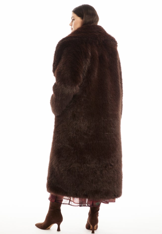 Shaggy Faux Fur Coat image number 1