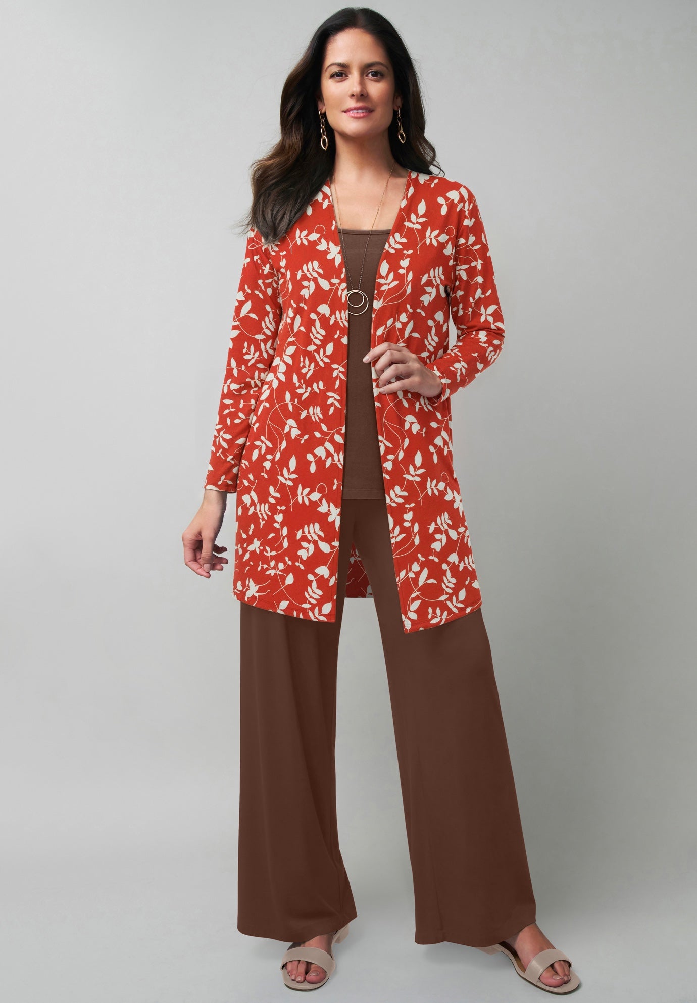 Everyday Stretch Knit Wide Leg Pant image number 3