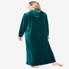 Dreams & Co&reg; Hooded Velour Robe image number null