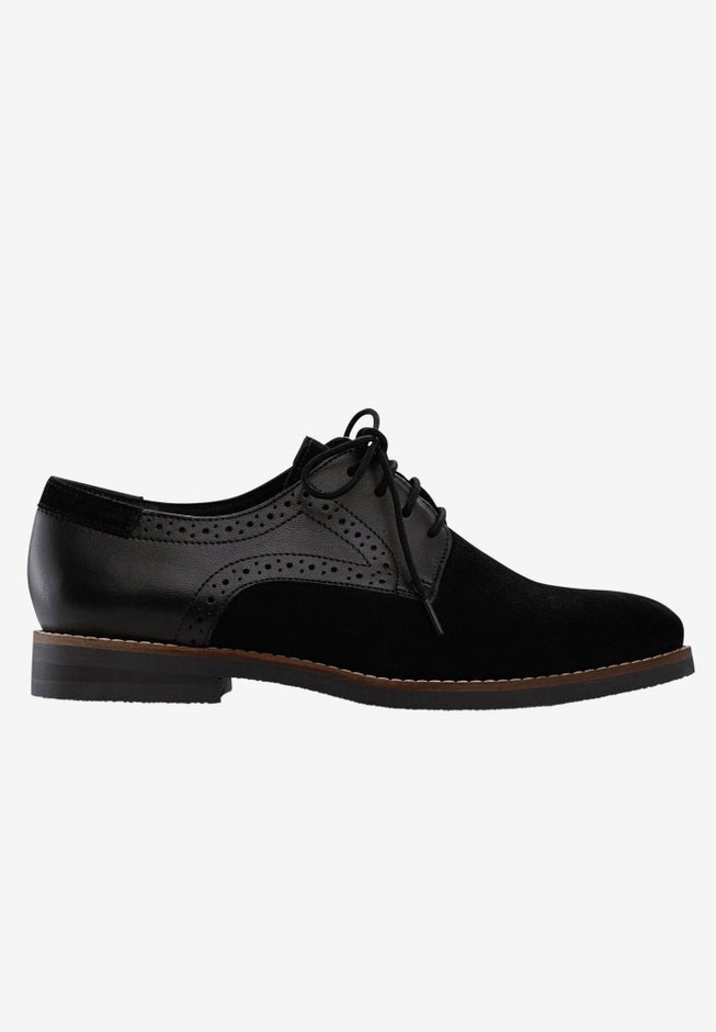 Lace-Up Oxford Flats image number null
