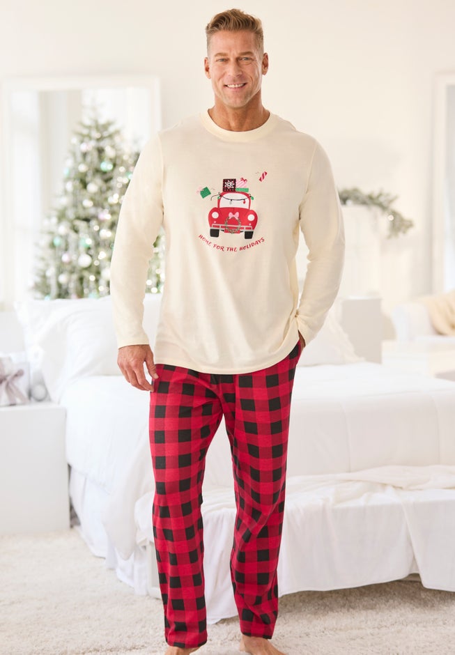 Pajama Pants 6x Mens Christmas Pajamas Dreams Men's Pajama Set Avenue