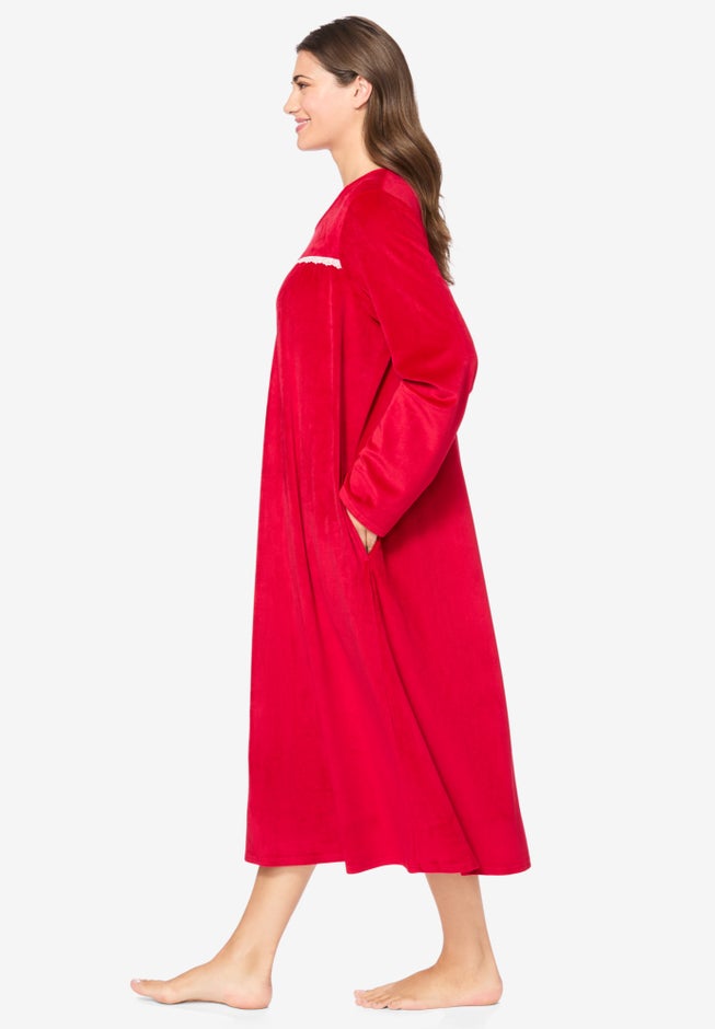 Only Necessities® Velour Gown image number 3