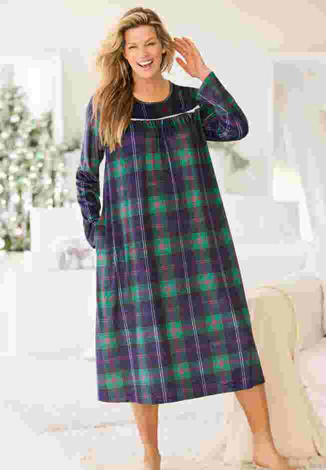 Only Necessities® Velour Gown image number 5