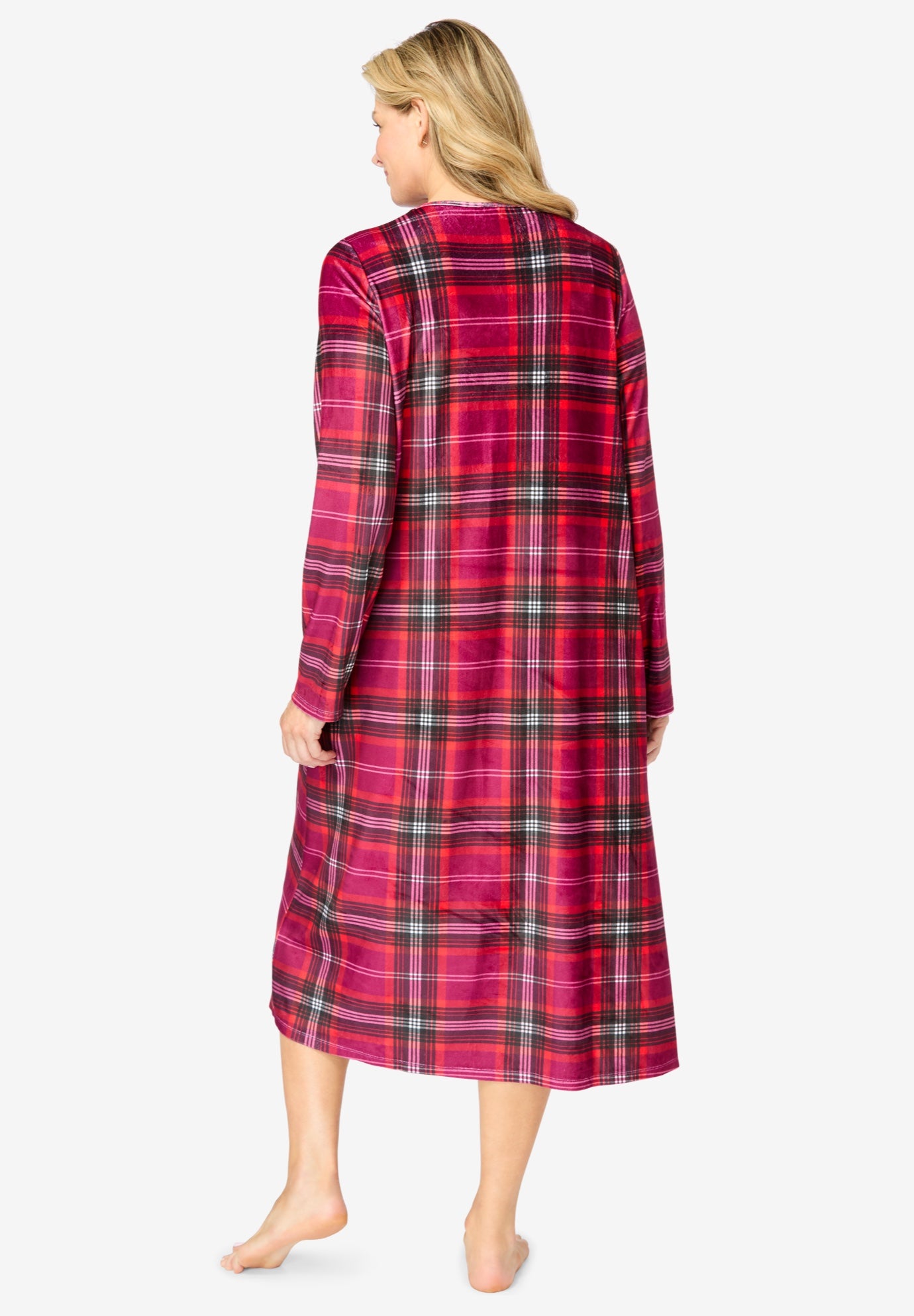 Only Necessities® Velour Gown image number 1